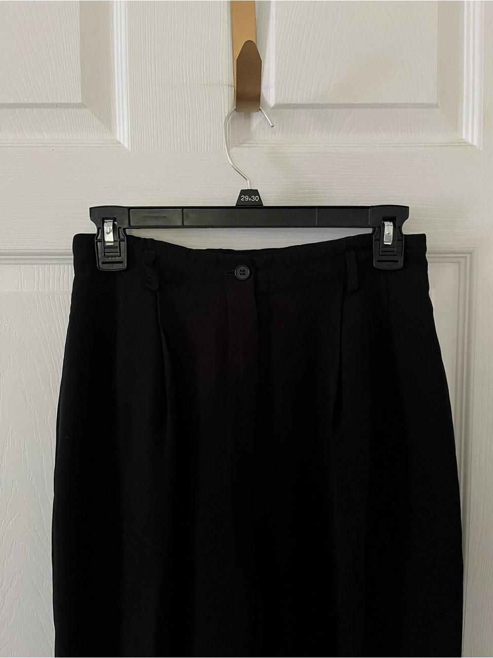 Jones New York Black High-Waist Wide Leg Trousers - Picture 3 of 10